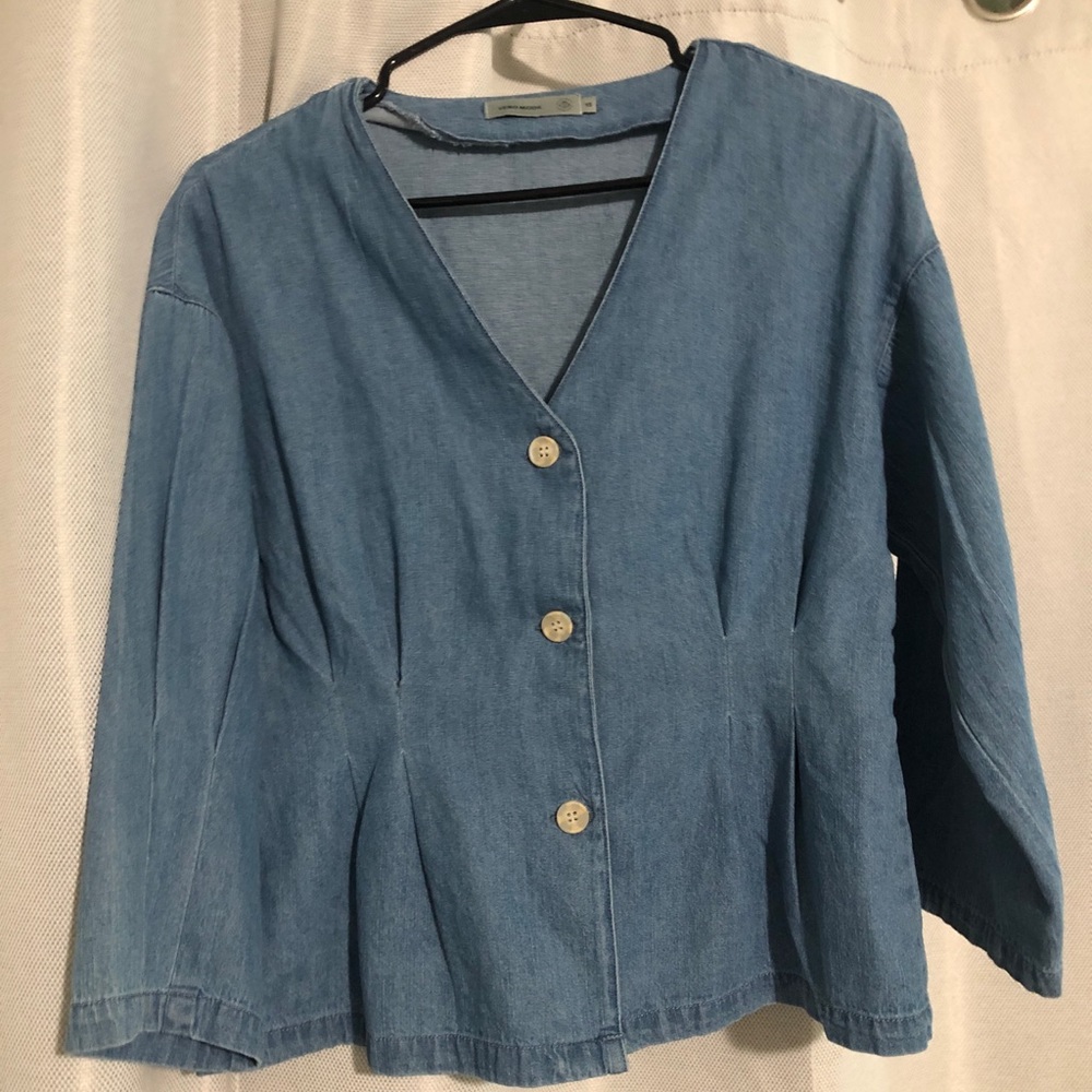 Chambray button shirt